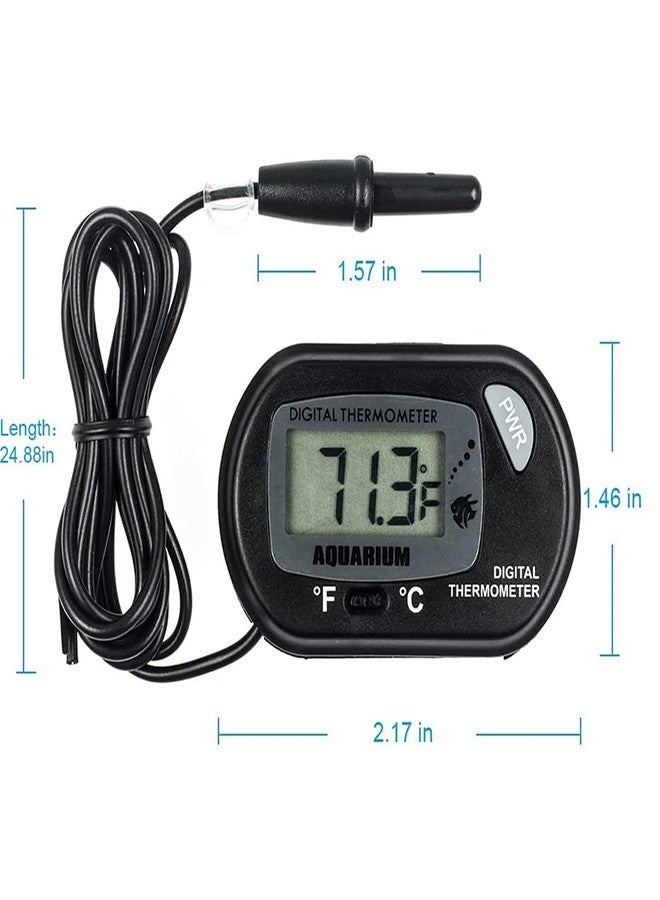 TED TABBIES LCD Digital Aquarium Thermometer - Accurate Water Temperature Monitoring for Fish Tanks and Terrariums - Image 5